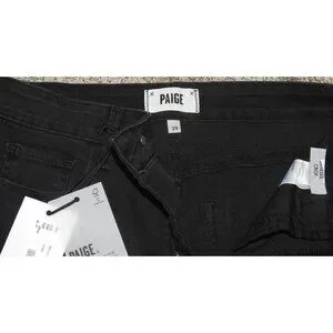 デニム・ジーパン Paige Black Denim Crop Jeans PAIGE | Jeans | Nwt Paige Genesee Crop Jeans Wide Leg